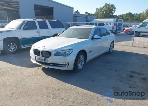 2013 BMW 740Li xDrive from USA, damaged, VIN WBAYF4C57DD127890